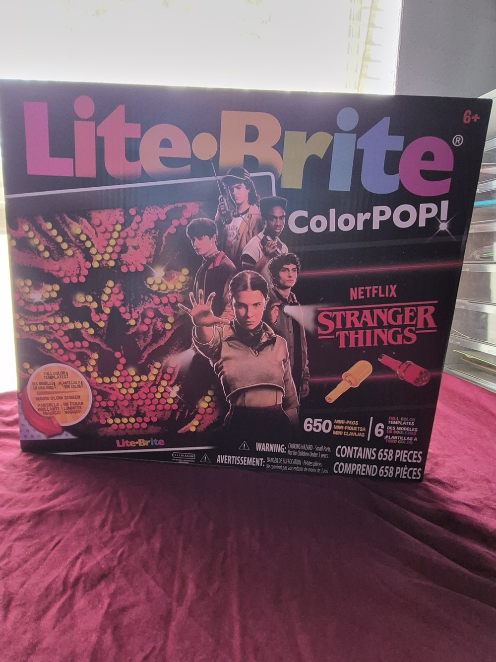 Netflix Stranger Things Lite-Brite ColorPOP Toy Set NEW IN BOX